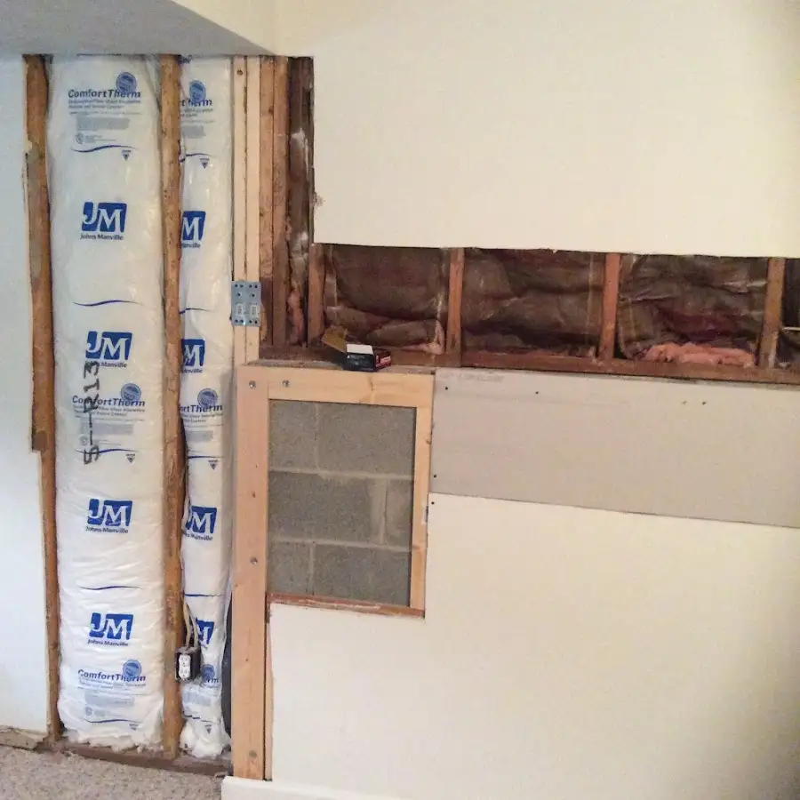 Wall insulation replacement during Odor Removal & Deodorization in Short Pump